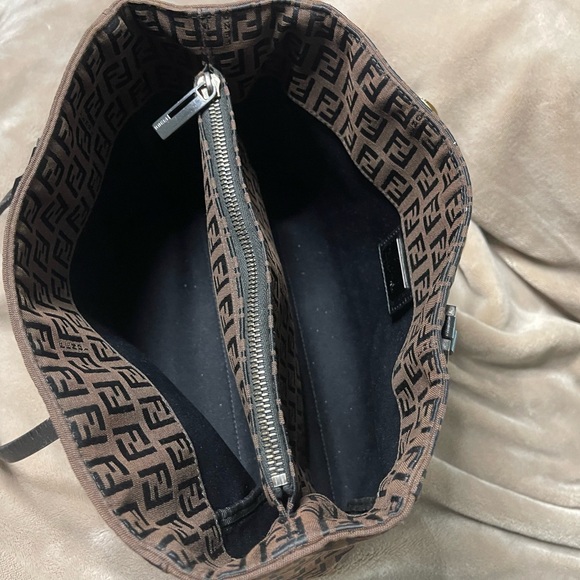 AUTHENTIC FENDI ZUCCA SMALL TOTE comes with an authentic dust bag. - Picture 8 of 8